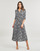 textil Dame Lange kjoler Morgan RLALA Sort / Hvid