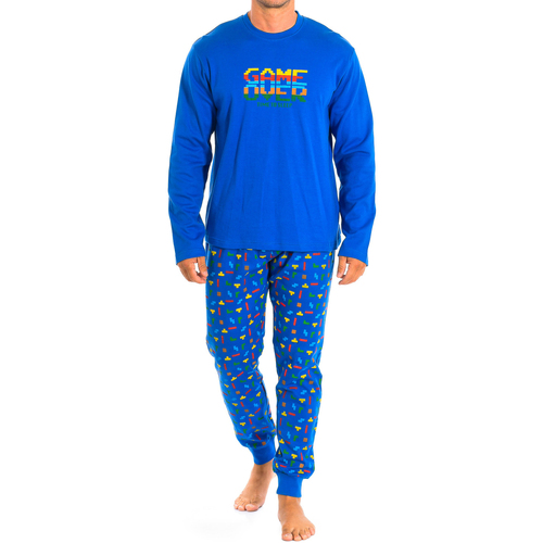 textil Herre Pyjamas / Natskjorte Kisses&Love KL30170 Flerfarvet