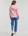 textil Dame Sweatshirts Superdry ESSENTIAL LOGO ZIP HOODIE Pink