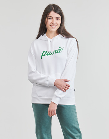 textil Dame Sweatshirts Puma ESS+ BLOSSOM SCRIPT HOODIE TR Hvid