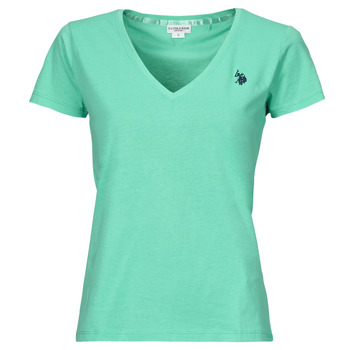 textil Dame T-shirts m. korte ærmer U.S Polo Assn. BELL Grøn