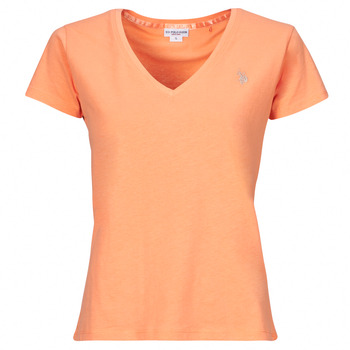 textil Dame T-shirts m. korte ærmer U.S Polo Assn. BELL Orange