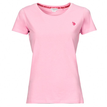 textil Dame T-shirts m. korte ærmer U.S Polo Assn. CRY Pink