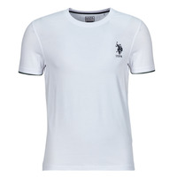 textil Herre T-shirts m. korte ærmer U.S Polo Assn. DAMY Hvid