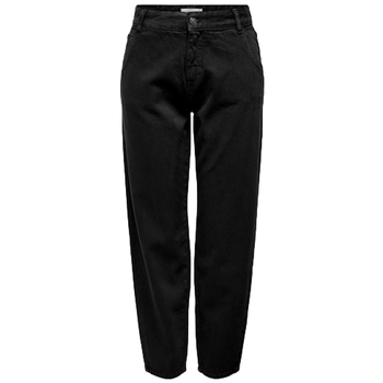 textil Dame Lige jeans Only Troy Col Jeans - Black Sort
