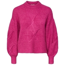 textil Dame Pullovere Y.a.s YAS Lexu L/S Knit - Rose Violet Pink
