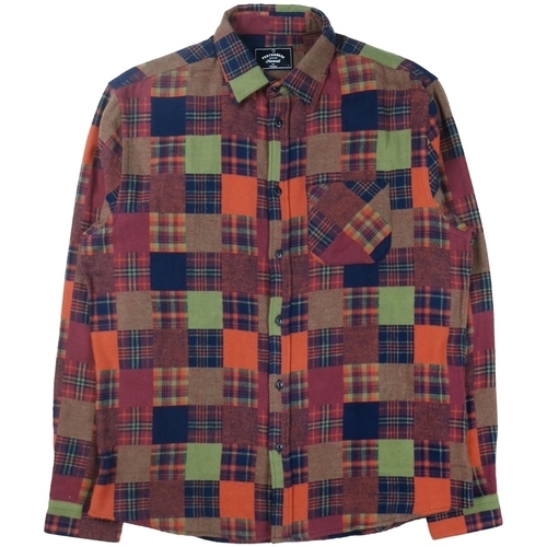 textil Herre Skjorter m. lange ærmer Portuguese Flannel OG Patchwork Shirt - Checks Flerfarvet