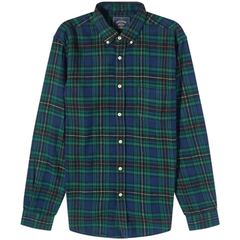 textil Herre Skjorter m. lange ærmer Portuguese Flannel Orts Shirt - Checks Grøn