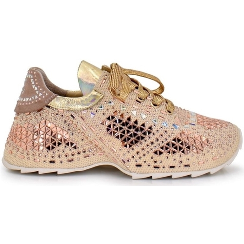 Sko Dame Sneakers Exé Shoes EXÉ Sneakers 2988-18 - Champagne Guld