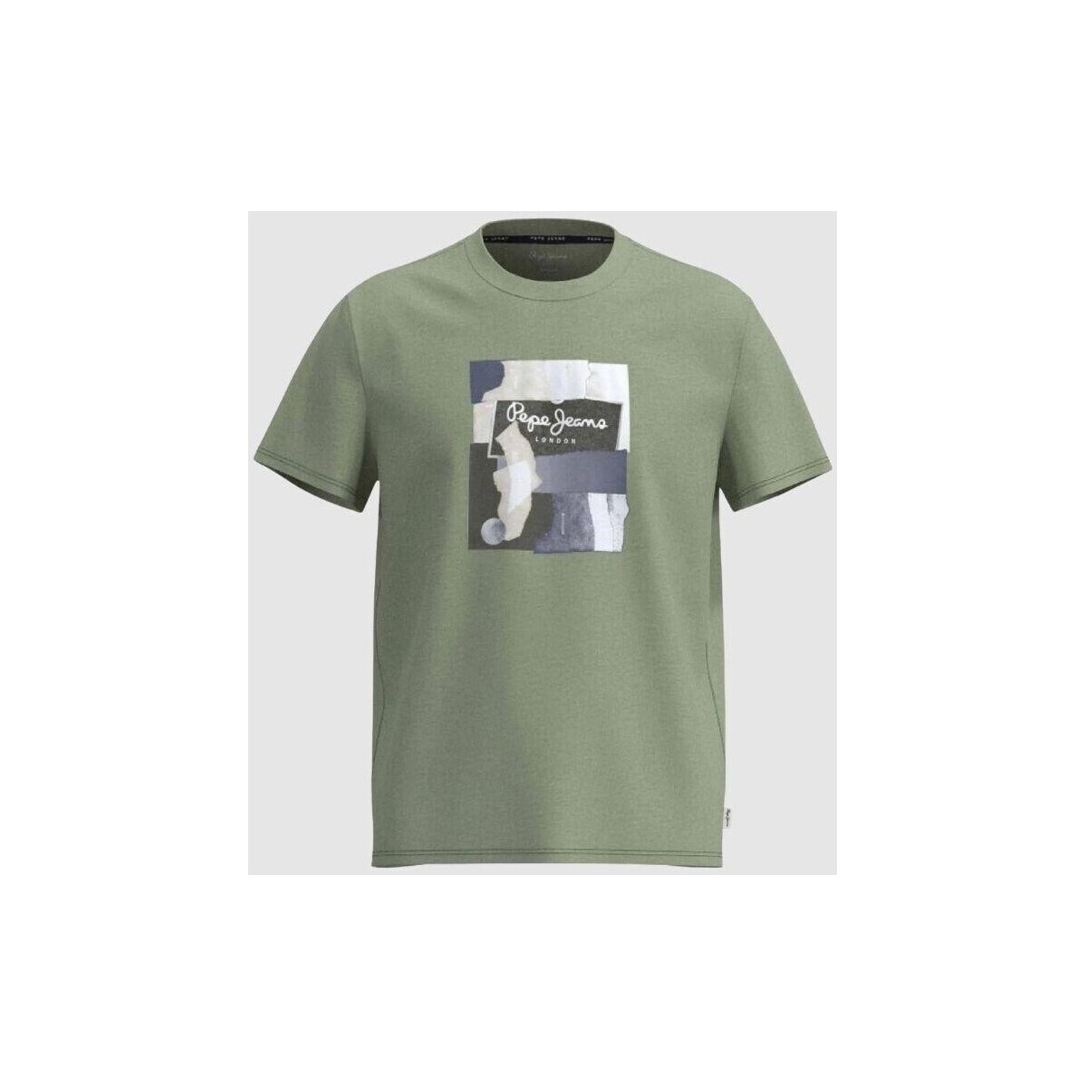 textil Herre T-shirts m. korte ærmer Pepe jeans PM508942 OLDWIVE Grøn