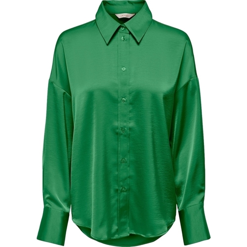 textil Dame Toppe / Bluser Only Marta Oversize Shirt - Peppermint Grøn