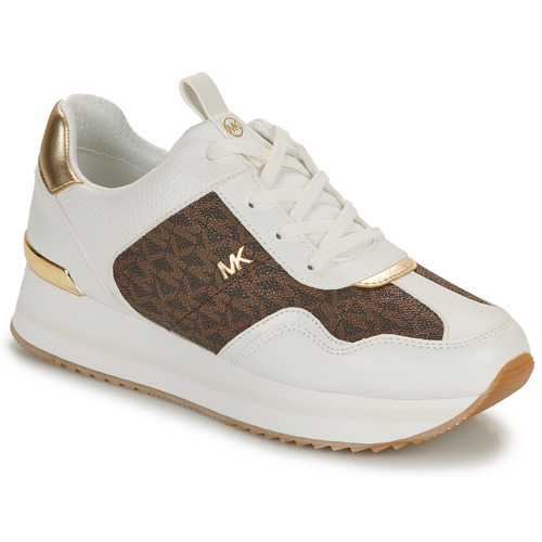 Sko Dame Lave sneakers MICHAEL Michael Kors RAINA TRAINER Beige / Brun / Guld