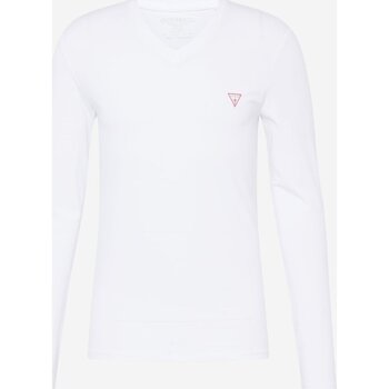 textil Herre Langærmede T-shirts Guess M2YI08 J1314 Hvid