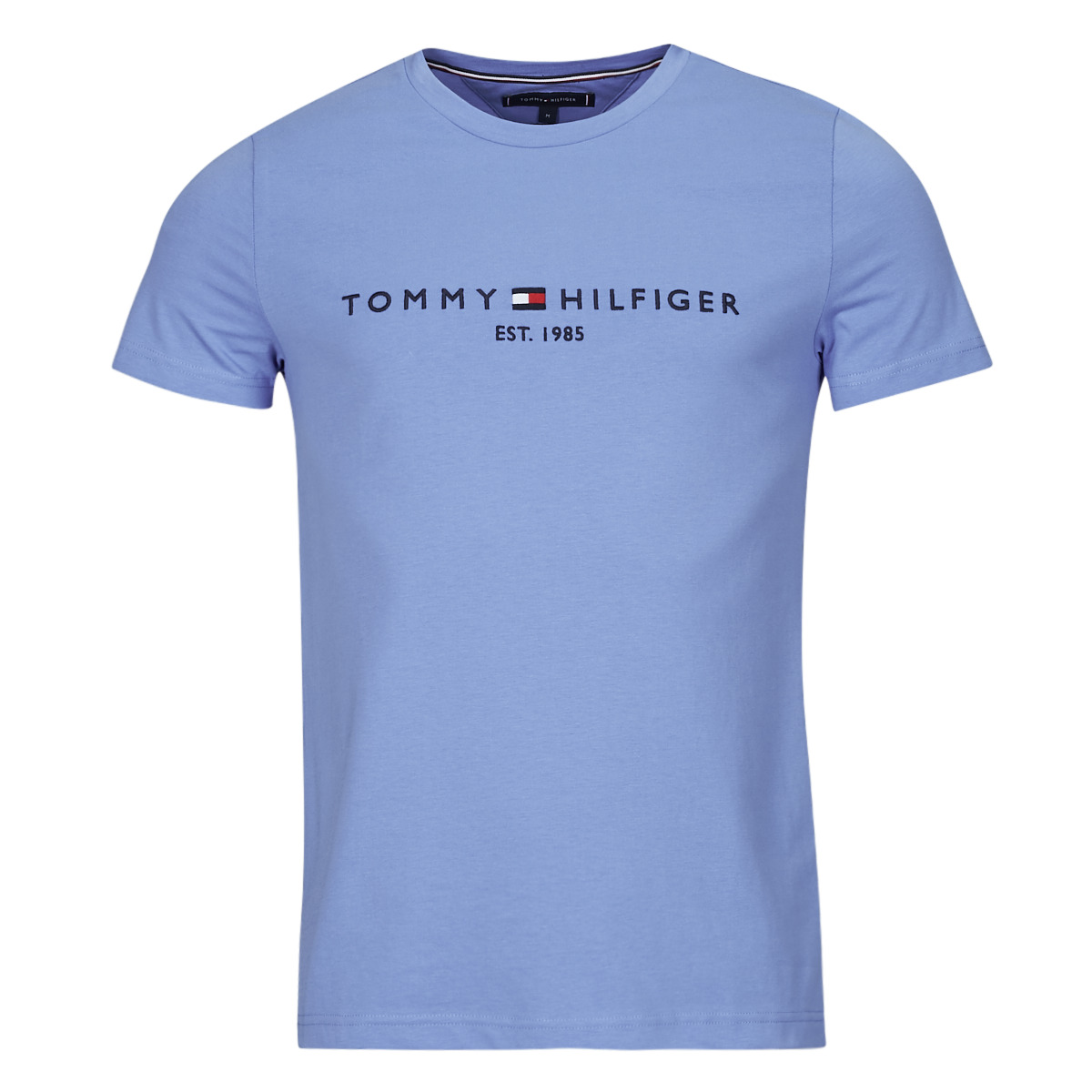 textil Herre T-shirts m. korte ærmer Tommy Hilfiger TOMMY LOGO TEE Blå