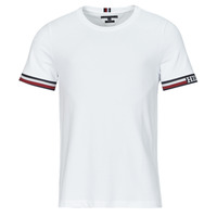 textil Herre T-shirts m. korte ærmer Tommy Hilfiger MONOTYPE BOLD GSTIPPING TEE Hvid
