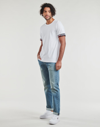 Tommy Hilfiger MONOTYPE BOLD GSTIPPING TEE Hvid