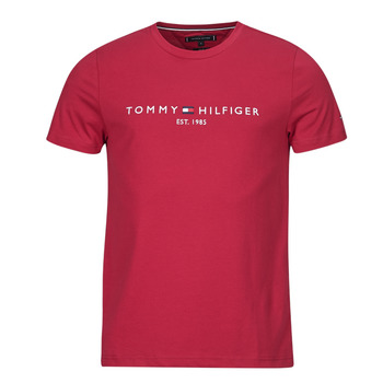 textil Herre T-shirts m. korte ærmer Tommy Hilfiger TOMMY LOGO TEE Bordeaux