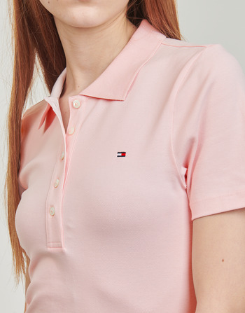Tommy Hilfiger 1985 SLIM PIQUE POLO SS Pink