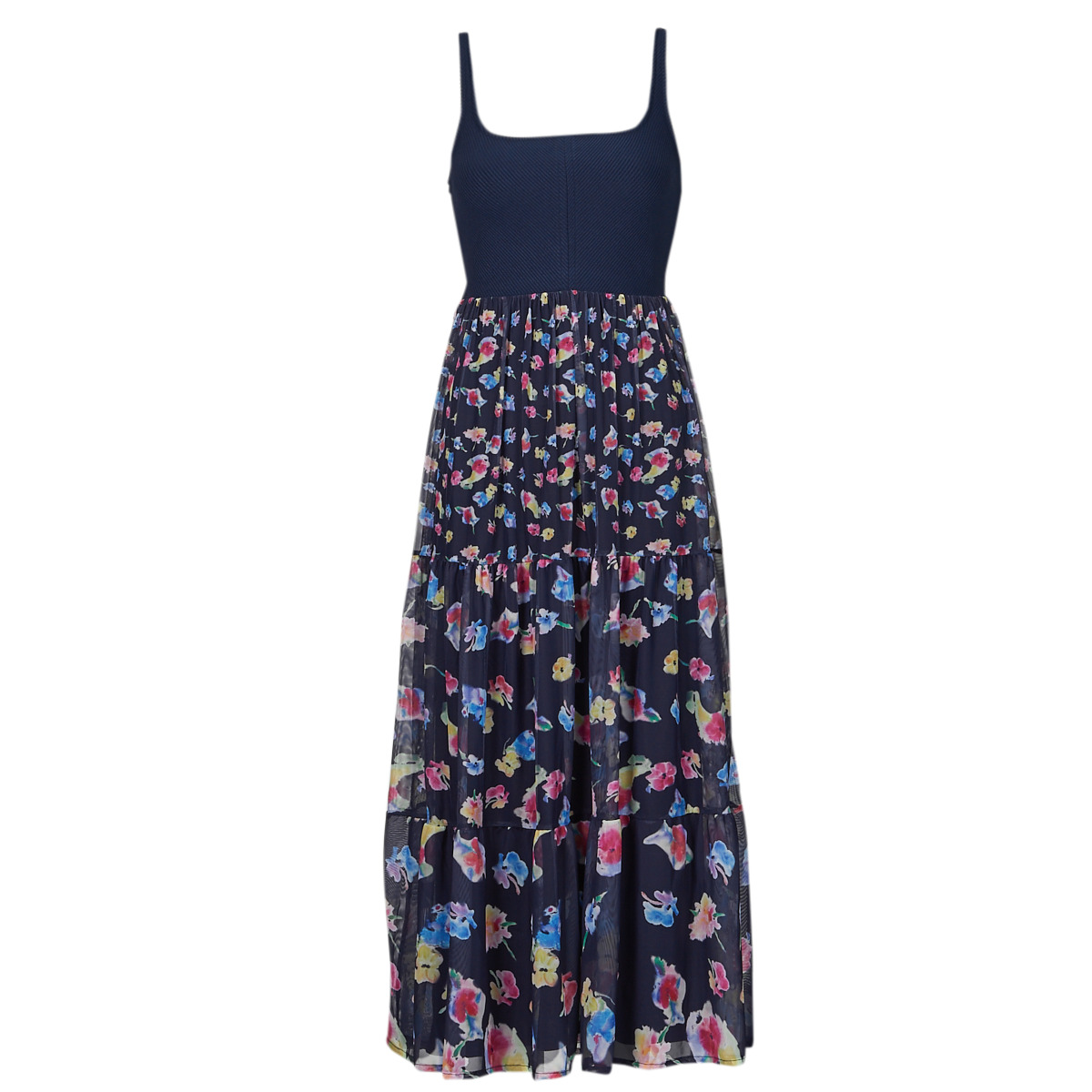 textil Dame Lange kjoler Desigual VEST_VANCOUVER Sort / Flerfarvet