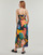 textil Dame Lange kjoler Desigual SWIM_SELVA Sort / Flerfarvet