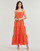 textil Dame Lange kjoler Desigual VEST_MALVER Orange