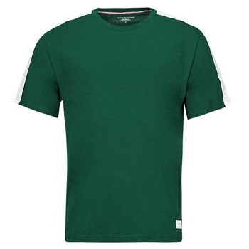 textil Herre T-shirts m. korte ærmer Tommy Hilfiger SS TEE LOGO Grøn 