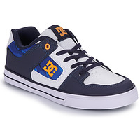 Sko Dreng Lave sneakers DC Shoes PURE ELASTIC Blå / Orange