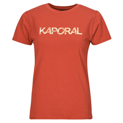 textil Dame T-shirts m. korte ærmer Kaporal FANJO Bordeaux