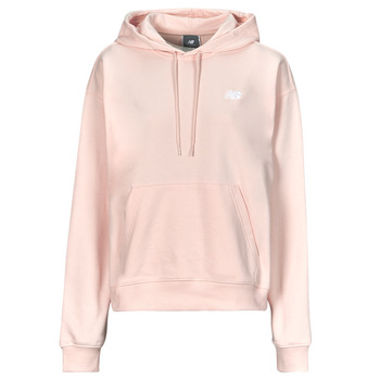 textil Dame Sweatshirts New Balance FRENCH TERRY SMALL LOGO HOODIE Pink