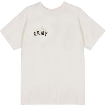 textil Herre T-shirts m. korte ærmer Grimey  Hvid