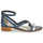 Sko Dame Sandaler So Size ROSSI Marineblå / Sølv