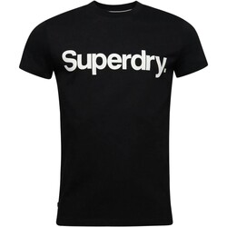 textil Herre T-shirts m. korte ærmer Superdry 223122 Sort