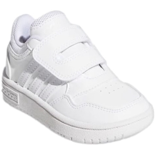 Sko Børn Sneakers adidas Originals Baby Sneakers Hoops 3.0 CF I GW0442 Hvid