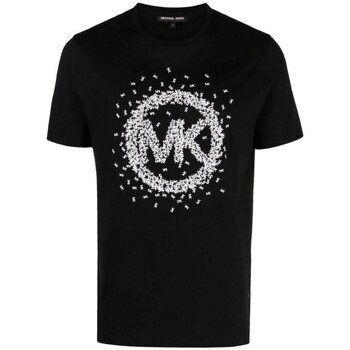 textil Herre T-shirts m. korte ærmer MICHAEL Michael Kors CF351OZFV4 Sort