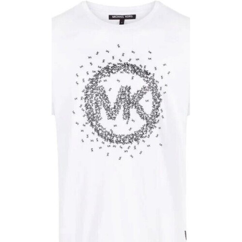 textil Herre T-shirts m. korte ærmer MICHAEL Michael Kors CF351OZFV4 Hvid
