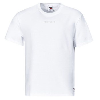 textil Herre T-shirts m. korte ærmer Tommy Jeans TJM REG S NEW CLASSICS TEE EXT Hvid