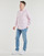 textil Herre Skjorter m. lange ærmer Tommy Jeans TJM REG OXFORD STRIPESHIRT Pink