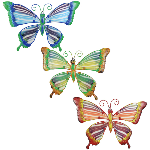 Indretning Små statuer og figurer Signes Grimalt Butterfly Wall Ornament 3 U. Flerfarvet