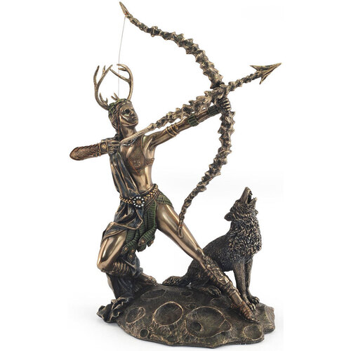 Indretning Små statuer og figurer Signes Grimalt Gud Artemis Figur Kaki