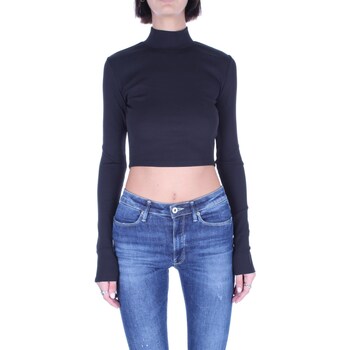 textil Dame Pullovere Calvin Klein Jeans K20K206064 Sort