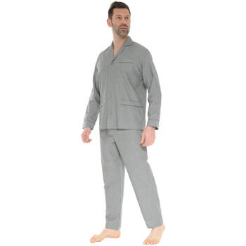 textil Herre Pyjamas / Natskjorte Pilus BASTIAN Grå