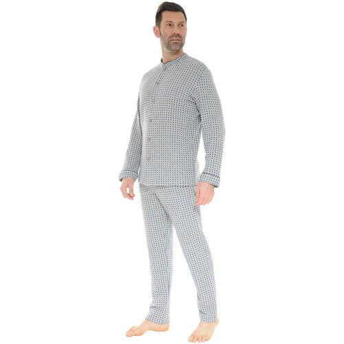 textil Herre Pyjamas / Natskjorte Pilus BLAISE Grå