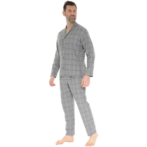 textil Herre Pyjamas / Natskjorte Pilus BIAGIO Grå