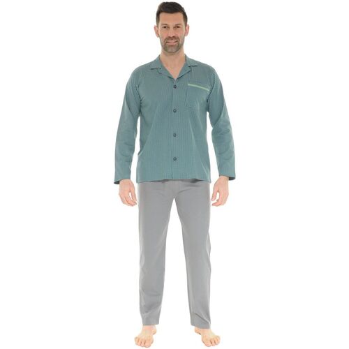 textil Herre Pyjamas / Natskjorte Christian Cane DELMONT Grå