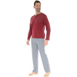 textil Herre Pyjamas / Natskjorte Christian Cane DAUBIAS Rød