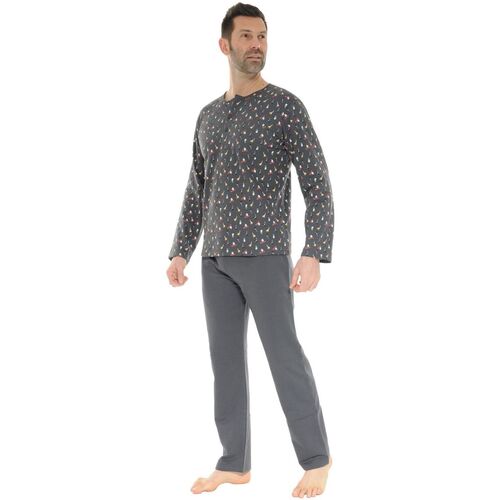 textil Herre Pyjamas / Natskjorte Christian Cane DURALD Grå