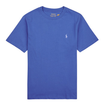 textil Børn T-shirts m. korte ærmer Polo Ralph Lauren SS CN-TOPS-T-SHIRT Blå / Liberty / Blå