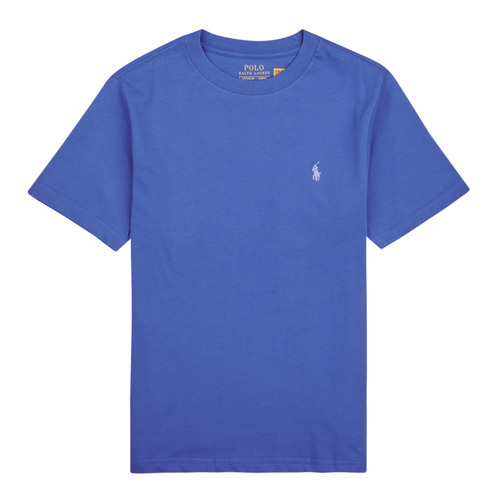 textil Børn T-shirts m. korte ærmer Polo Ralph Lauren SS CN-TOPS-T-SHIRT Blå