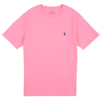 textil Børn T-shirts m. korte ærmer Polo Ralph Lauren SS CN-TOPS-T-SHIRT Pink