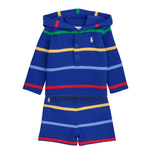 textil Dreng Sæt Polo Ralph Lauren LS HOOD SET-SETS-SHORT SET Flerfarvet